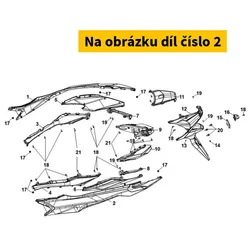 SYM L. Up. Body Cover 83610-VJC-000-CA