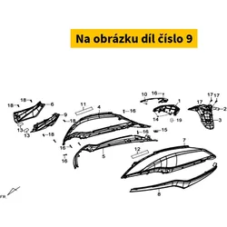 SYM Lh. Side Cover Black (BK-001C) 83620-XPA-000-KK3