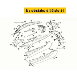 SYM Left Side Cover (GY-430C) 83620-XRE-000-AN