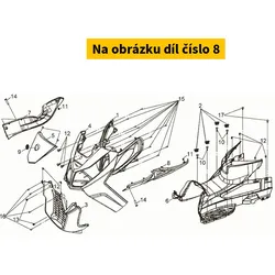 SYM Left Side Cover Set Black (Bk-001c) 8362G-LEA-000-KB