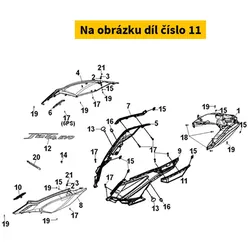 SYM L. Body Cov Garnish B 83680-ZJA-000