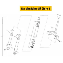 Piaggio Ensemble Tube Fourche 861644