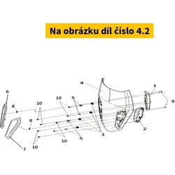 SYM L. WIND SCREEN STRIPE 87122-LM1-000