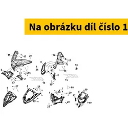 SYM R.Fr.Cover Emblem 87123-ZM1-000