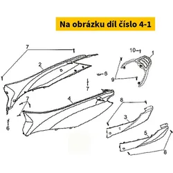 SYM Bodycover Stickerstripesymphony 125cc 87125-ARA-000