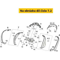 SYM R. MIO EMBLEM 87127-FSB-000