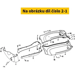 SYM Sticker 50S (Silver) 87128-AYA-001