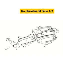 SYM Body Cover Stripe 125S (Chrome) 87130-X1A-000