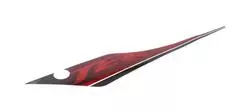 SYM R. side cover stripe (Red) 87131-X8A-000-T3
