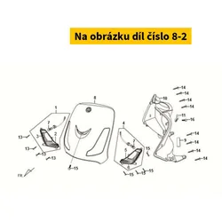 SYM Sym Sticker White (7 X 2.5 CM) 87170-AKA-A00-T1