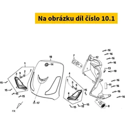 SYM Sym Stripe Black 87170-AKA-A00-T2