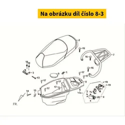 SYM Drive Caution Mark 87560-E21-000