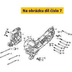 SYM B Stud Bolt 8x195.5 90032-GY6-900