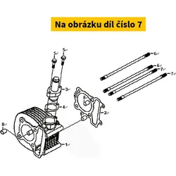 SYM Cylinder Stud Bolt B 90032-M92-000