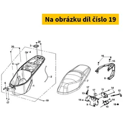 SYM Seat Hinge Screw 90105-VJC-000