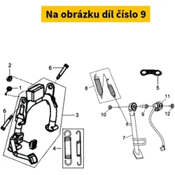 SYM Side Stand Pivot Screw 90108-HHA-000