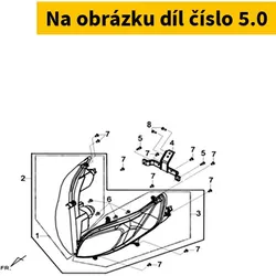 SYM Flange Bolt 6mm 90111-N24-000
