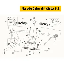 SYM Hndl. Wt. Bolt  6*50 90118-BDA-900