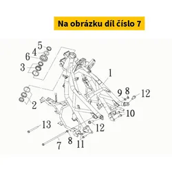 SYM Pivot Bolt M12*317 90121-TL1-000