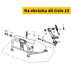 SYM Self-Lock Nut 8 Mm 90309-M9Q-0001-M2-L1