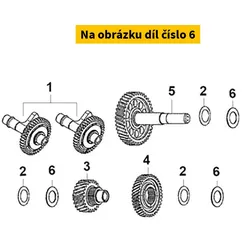 SYM Thrust Washer 25.1*42*1.6 90403-TL1-000