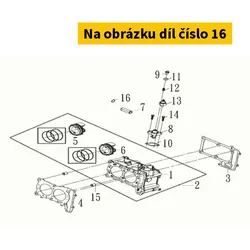 SYM Piston Pin Clip 16mm 90601-TLA-000