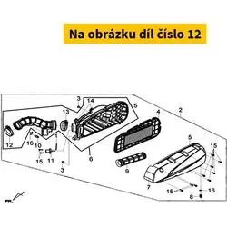SYM Air Cleaner Connector Tube Band 48 90652-HMA-000