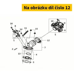 SYM Inlet Pipe Band 48 90653-HMA-000