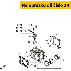 SYM Dowel Pin 11x14 90704-HLK-000