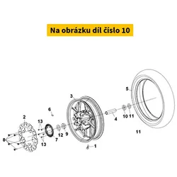 SYM Radial Ball Bearing 60/22llu 90912-TL1-000