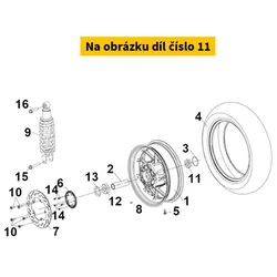 SYM Radial Ball Bearing 60/28 Luu 90913-TL1-000