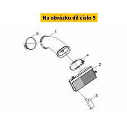 SYM Cvt Inlet Duct Band B 75 91013-TL1-000