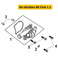 SYM Water Pump Cover O-Ring 91302-L4A-000