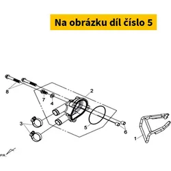 SYM Water Pump Cover O-Ring 91303-REA-000