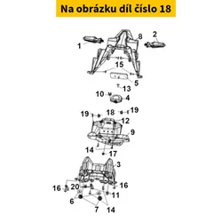 SYM Flange Nut 10mm 94050-10070