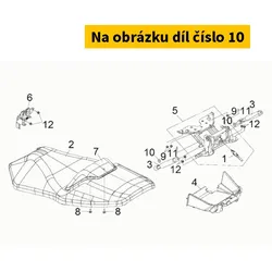 SYM Handle Holder Washer 8mm 94101-08000