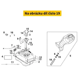 SYM Clip B13 Tube 95002-L4A-000