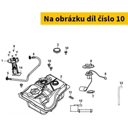 SYM Flange Bolt 6*10 Mm 95801-06010-08-L1