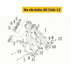 SYM Flange Bolt M12*25 95801-12025-07