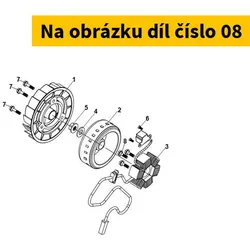 SYM Flange Bolt Sh 6x28 96001-06028-08