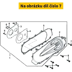SYM Flange Bolt 6x35 96001-06035-07