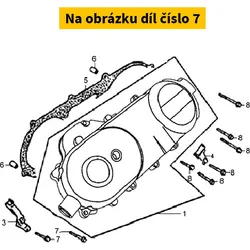 SYM Flange Bolt Sh 6x40 96001-06040-08