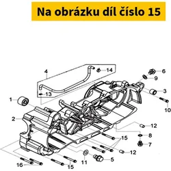 SYM Flange Bolt 6x55 96001-06055-00