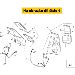 Piaggio Taillight, Lh AP8127316