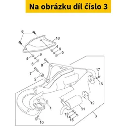 Piaggio Exhaust APRILIA Sonic 50 H2O 2T E1 1998-2003 (ES) AP8219399