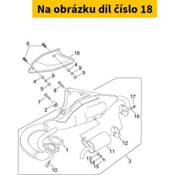 Piaggio Exhaust Pipe Protection AP8219425