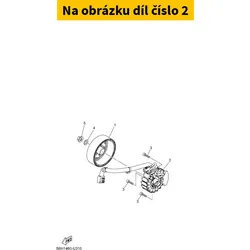 Yamaha Stator YAMAHA N-Max 125-155i 4T E5 2021-2025 B6HH14100100