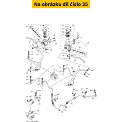 Yamaha Hose, Brake 3 B74F58740100