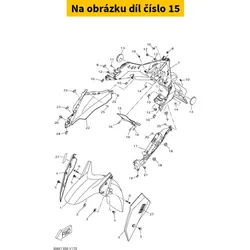 Yamaha Cover, Rear Fender BKAF16510000