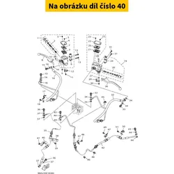 Yamaha Holder, Brake Hose BKAF58870000